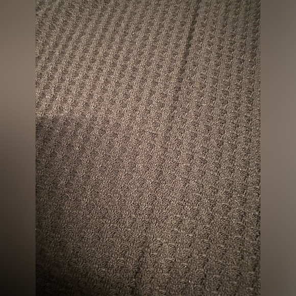 ⭐️Alexander Del Rossa Black Women's Soft Ribbed Waffle Knit Night Dress Pajama - Picture 3 of 3